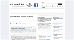 Desktop Screenshot of cursus-medical.fr