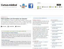 Tablet Screenshot of cursus-medical.fr